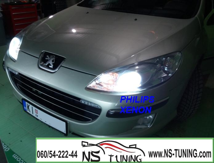 peugeot 407 xenon sijalica d2s h7 ugradnja novi sad